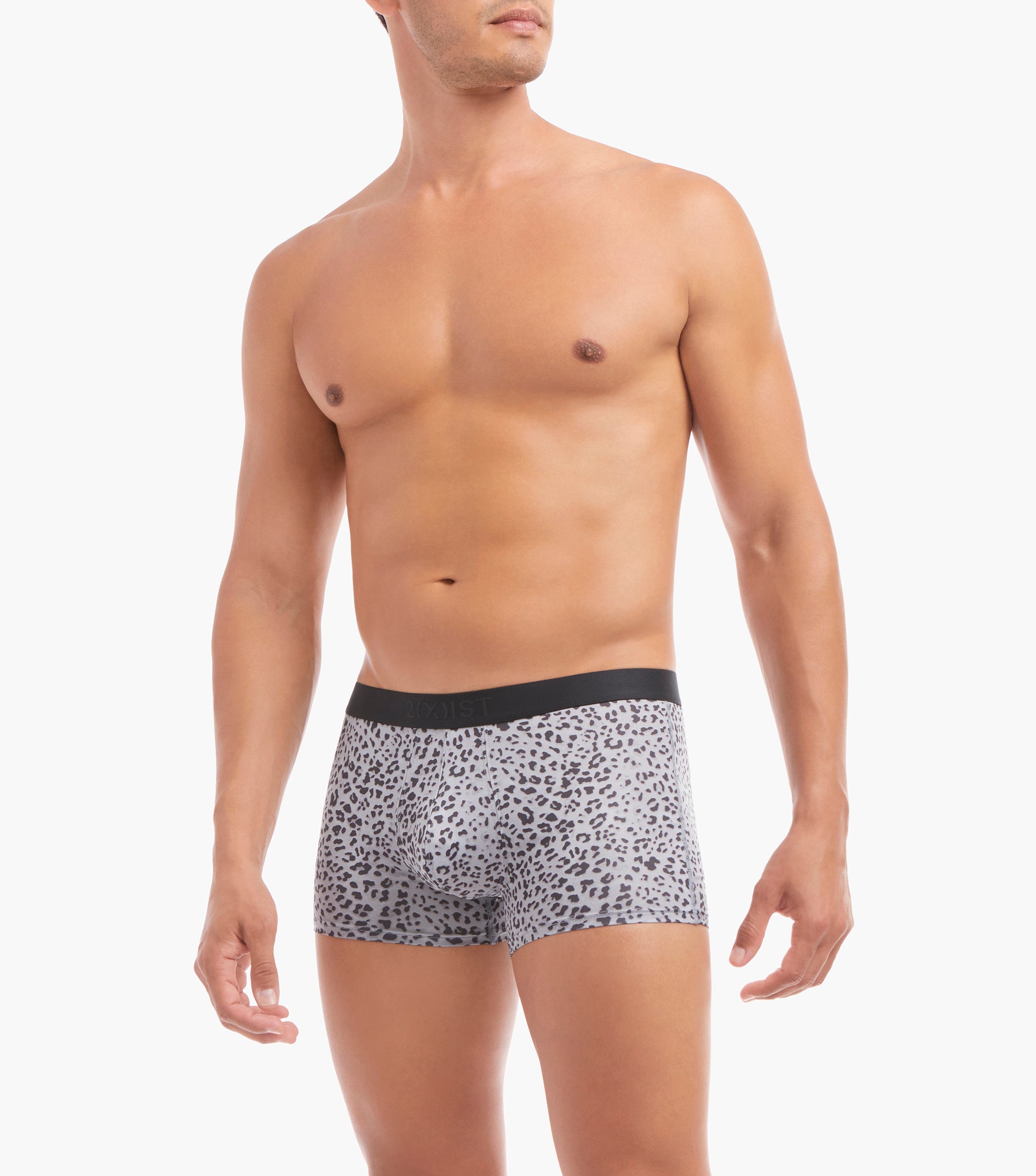  2xist Sliq Trunk - Distorted Zebra Print - Bonton