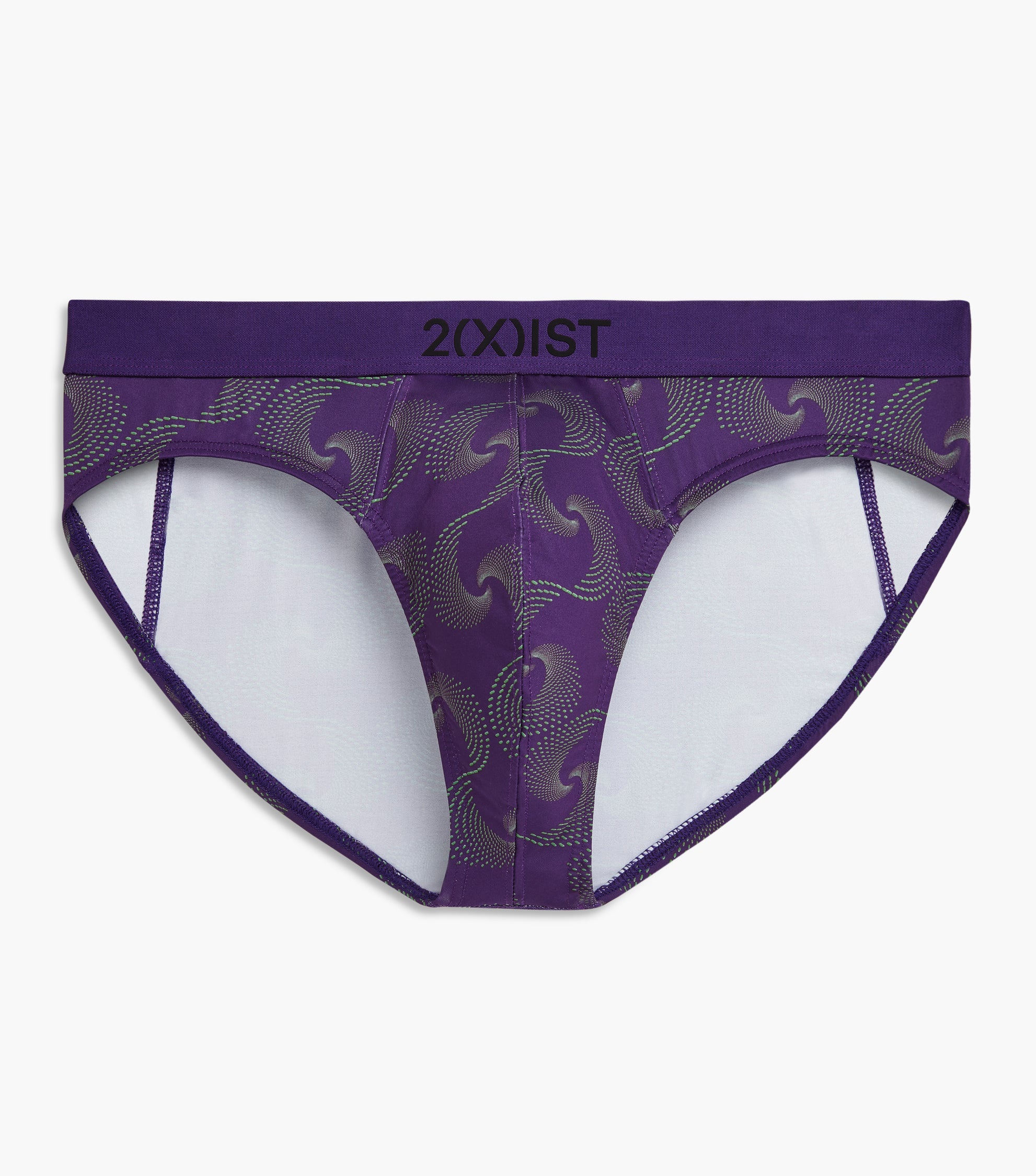  2xist Sliq Brief - Faded Croc Print - Bonton