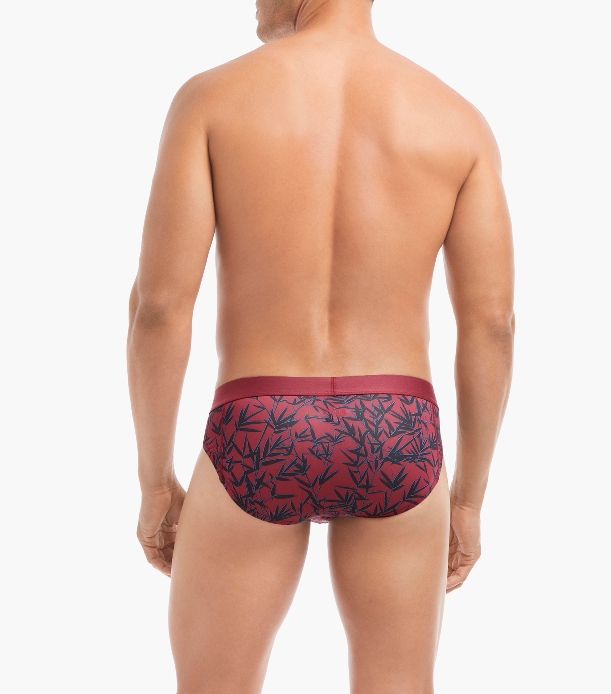  2xist Sliq Brief - Distorted Zebra Print - Bonton