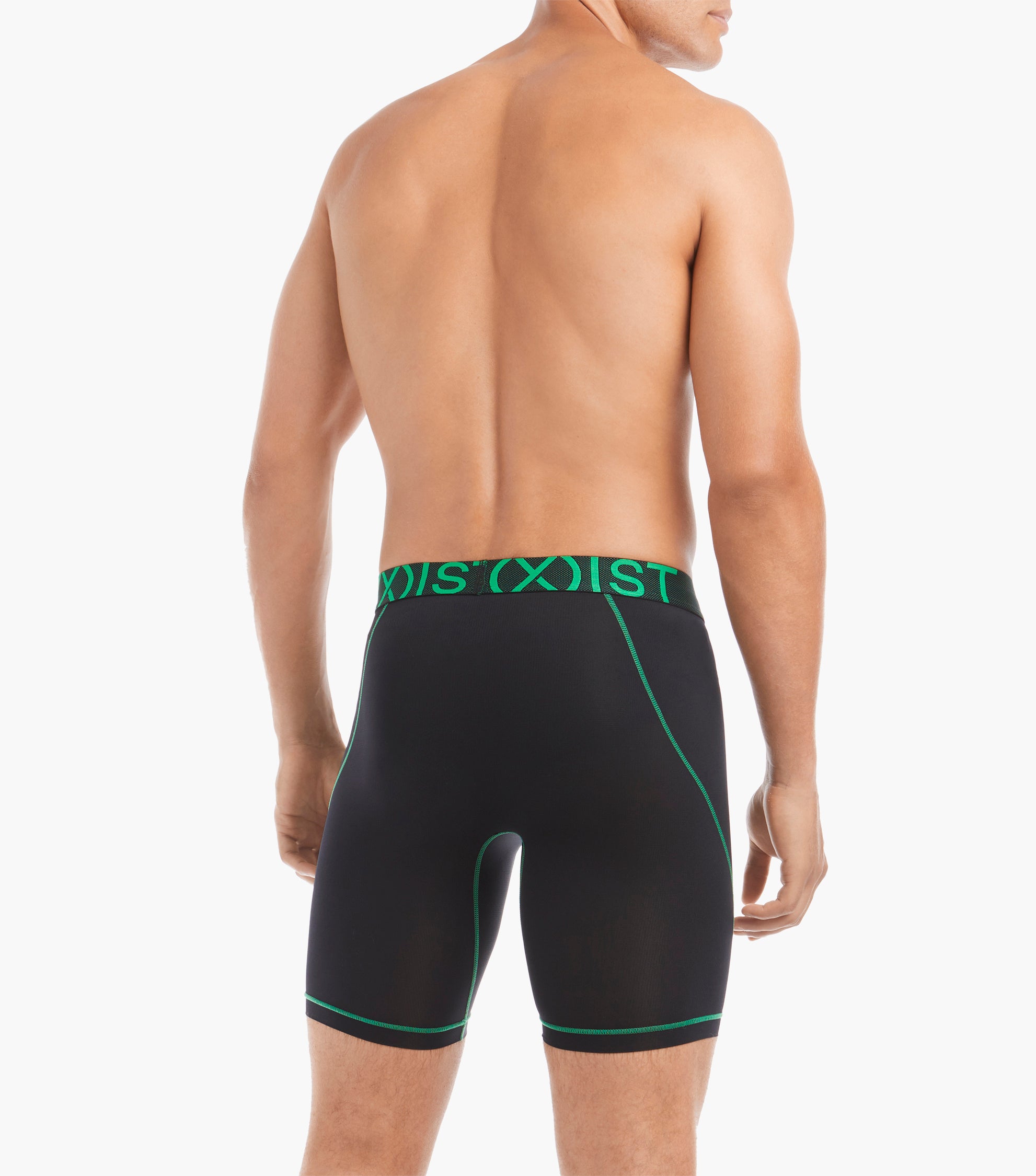  2xist Speed Dri Lightning Boxer Brief 9in - Black Beauty / Endangered - Bonton