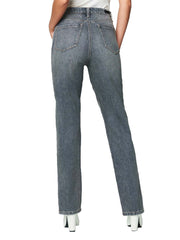 Split Hem Straight Leg Jeans