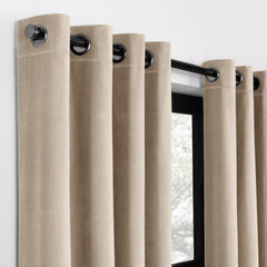 Velvet Blackout Grommet Curtain Panel