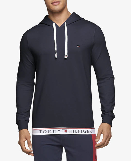  Tommy Hilfiger Hoodie Mod Essentials - Grey Heather - Bonton