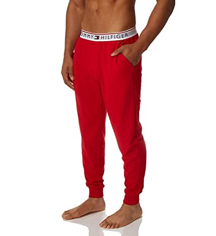  French Terry Jogger - Mahogany (red) - Bonton