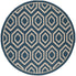  Safavieh Courtyard 6902 Indoor / Outdoor Rug - Navy / Beige - Bonton