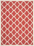  Safavieh Courtyard 6903 Indoor / Outdoor Rug - Red / Bone - Bonton