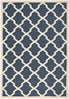  Safavieh Courtyard 6903 Indoor / Outdoor Rug - Navy / Beige - Bonton