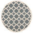  Safavieh Courtyard 6913 Indoor / Outdoor Rug - Anthracite / Beige - Bonton