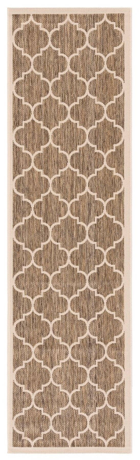  Safavieh Courtyard 6914 Indoor / Outdoor Rug - Brown / Bone - Bonton