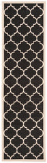  Safavieh Courtyard 6914 Indoor / Outdoor Rug - Black / Beige - Bonton