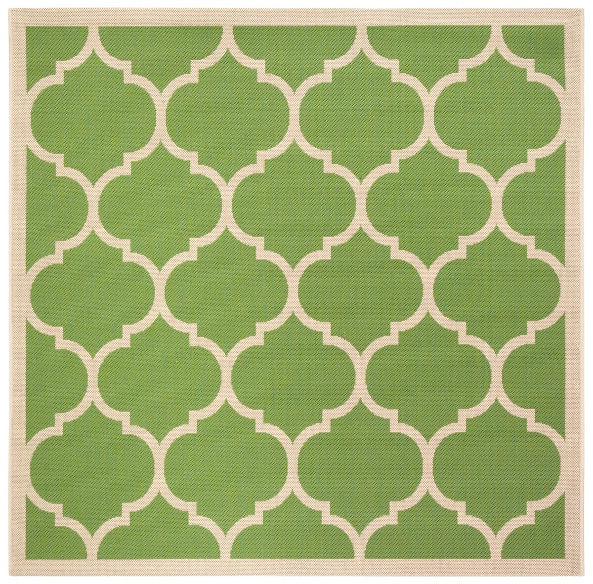  Safavieh Courtyard 6914 Indoor / Outdoor Rug - Green / Beige - Bonton