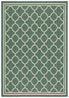  Safavieh Courtyard 6918 Indoor / Outdoor Rug - Dark Green / Beige - Bonton