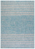  Safavieh Santorini Beach 1 Indoor / Outdoor Rug - Aqua / Grey - Bonton