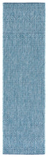  Safavieh Courtyard 8235 Indoor / Outdoor Rug - Aqua / Navy - Bonton