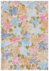  Safavieh Summer 410 Indoor / Outdoor Rug - Blue / Pink - Bonton