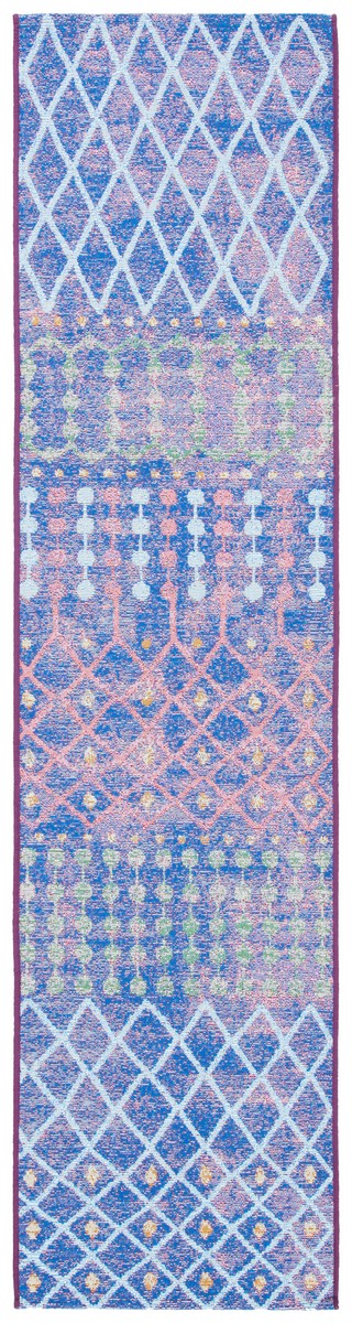  Safavieh Summer 452 Indoor / Outdoor Rug - Blue / Light Blue - Bonton