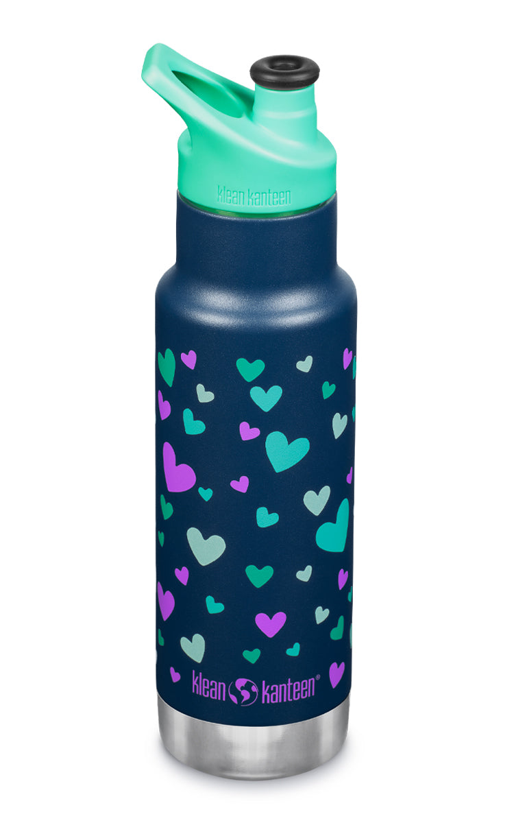  Klean Kanteen Insulated Kid Classic Narrow 12oz Bottle - Mr. Shark - Bonton