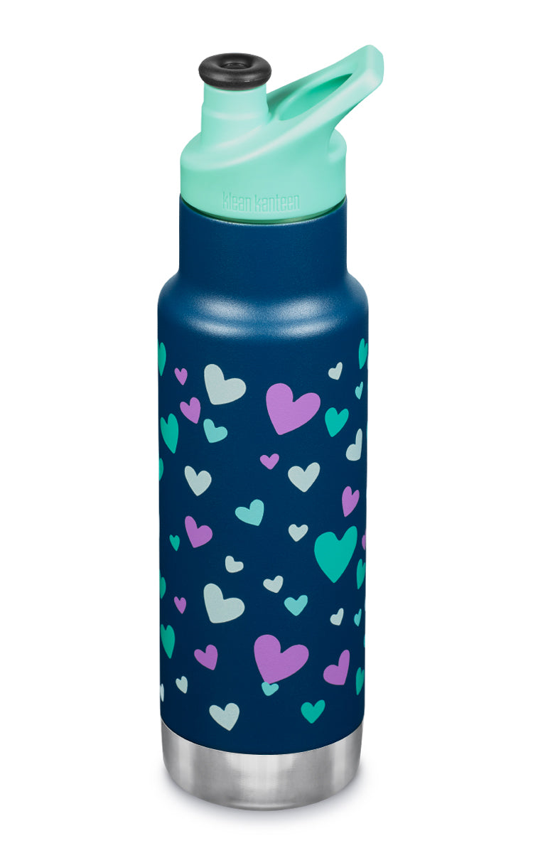  Klean Kanteen Insulated Kid Classic Narrow 12oz Bottle - Mr. Shark - Bonton