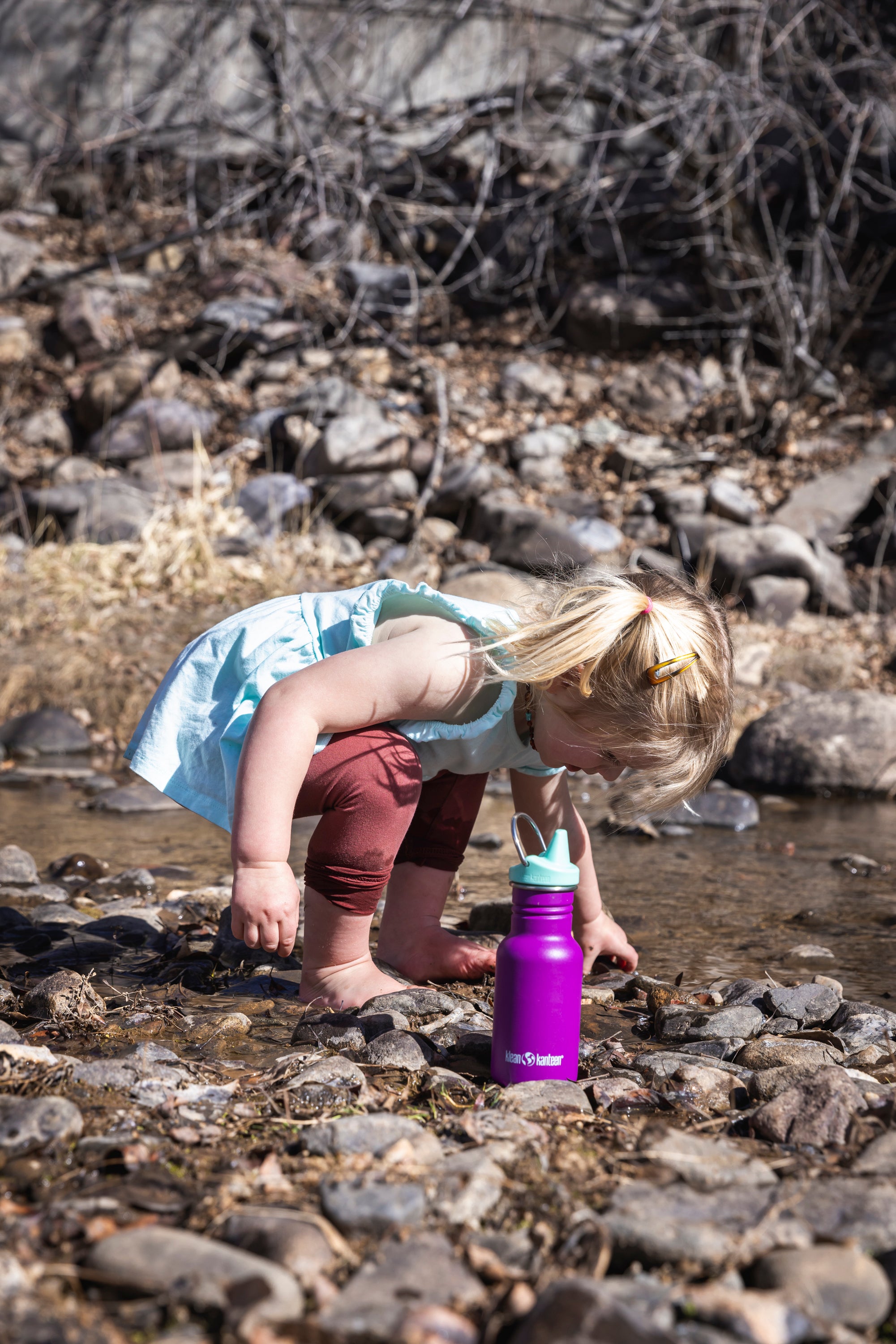  Klean Kanteen Kid Classic Narrow 12oz with Kid Sippy Cap - Unicorns (UN) - Bonton