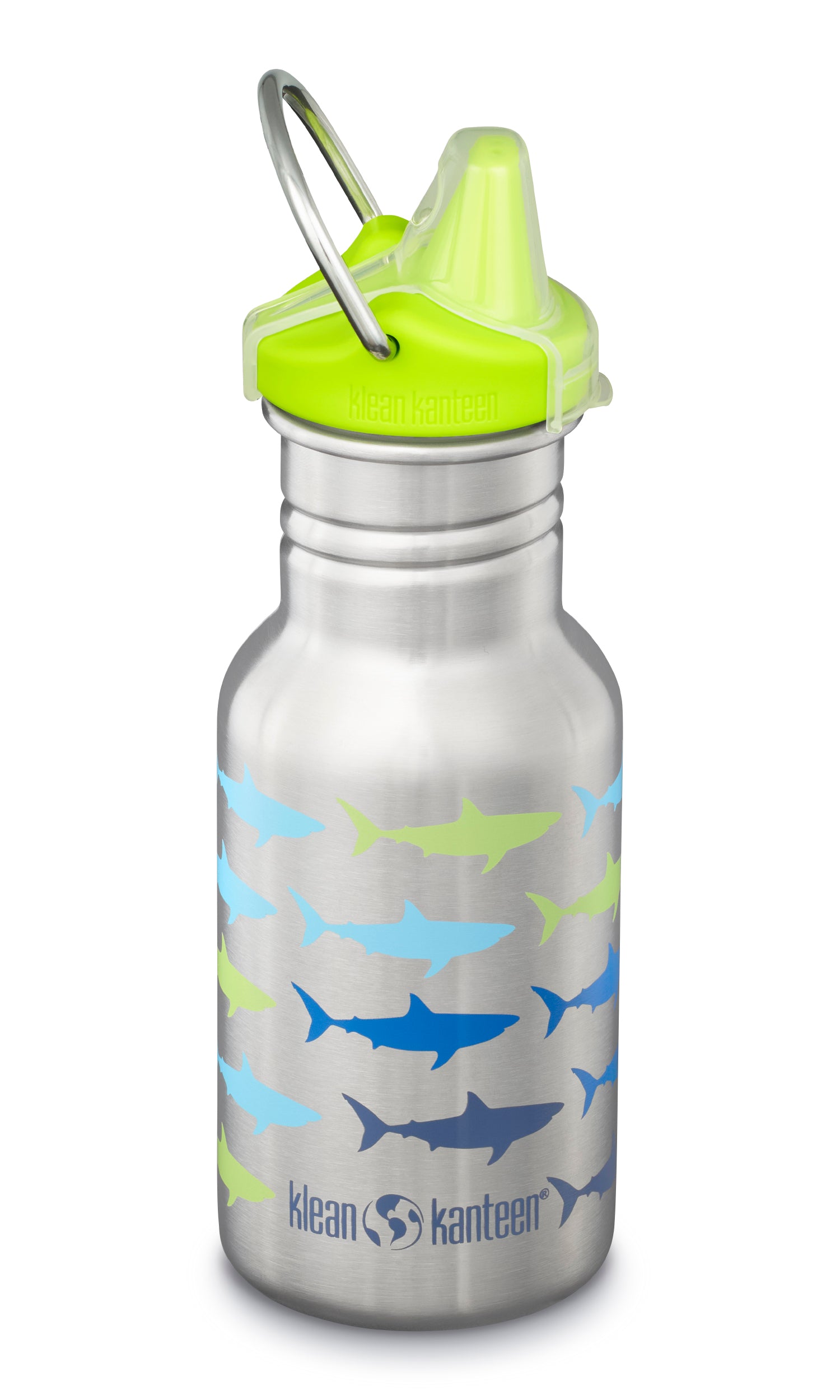  Klean Kanteen Kid Classic Narrow 12oz with Kid Sippy Cap - Hawaiian Ocean - Bonton