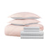  Eclipse Sleep Solutions Cooling Bedding Set - Pink/Gray - Bonton