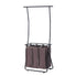  Laundry Sorter with Hanging Bar - Black - Bonton