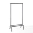  Single Garment Rack with 1-Tier Lower Shelf - Black - Bonton