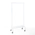  Single Garment Rack with 1-Tier Lower Shelf - White - Bonton