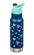  Klean Kanteen Insulated Kid Classic Narrow 12oz Bottle - Navy Hearts (NH) - Bonton