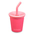  Klean Kanteen Kid Cup 10oz with Kid Straw Lid - Rouge Red (RR) - Bonton