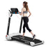  2.25 Horsepower Folding Electric Motorized Treadmill With Speaker - White - Bonton