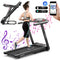 4.75 Horsepower Folding Treadmill with Preset Programs Touch Screen Voice/APP/Remote Control