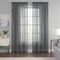 Emina Crushed Sheer Voil Rod Pocket Curtain Panel