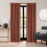  Velvet Blackout Rod Pocket Curtain Panel - Copper - Bonton