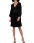  Donna Morgan Long Billow Sleeve Dress - BLACK - Bonton