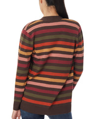 Jersey Stripe Long Varsity Cardigan