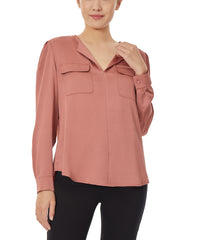 Charmeuse Utility Blouse