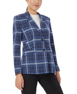 Plaid Two Button Jacket