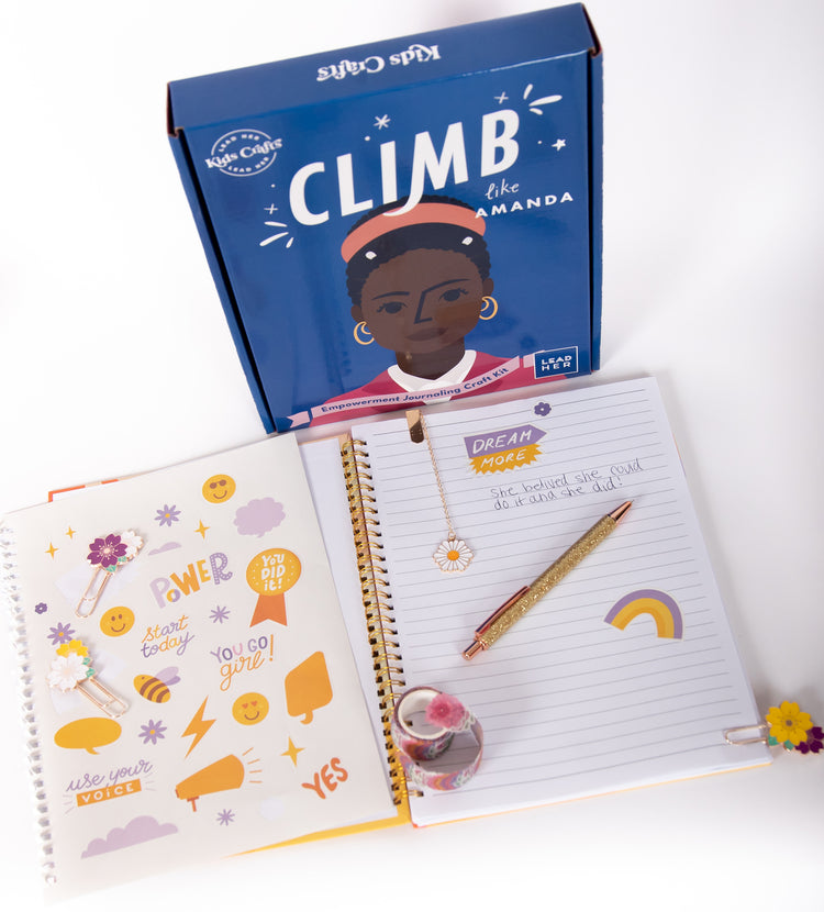 Climb Like Amanda Empowerment Journal Craft Kit