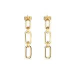 Link Chain Drop Earrings