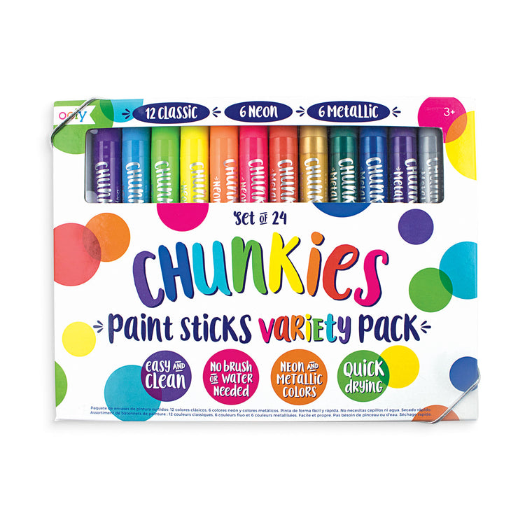 Chunkies Paint Sticks - Variety Pack (Set of 24)