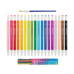 Chroma Blends Mechanical Watercolor Pencils - Set of 18 + Refills