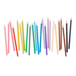 Color Together Colored Pencils - Set of 24 (18 Classic & 6 Skin Tone Colors)