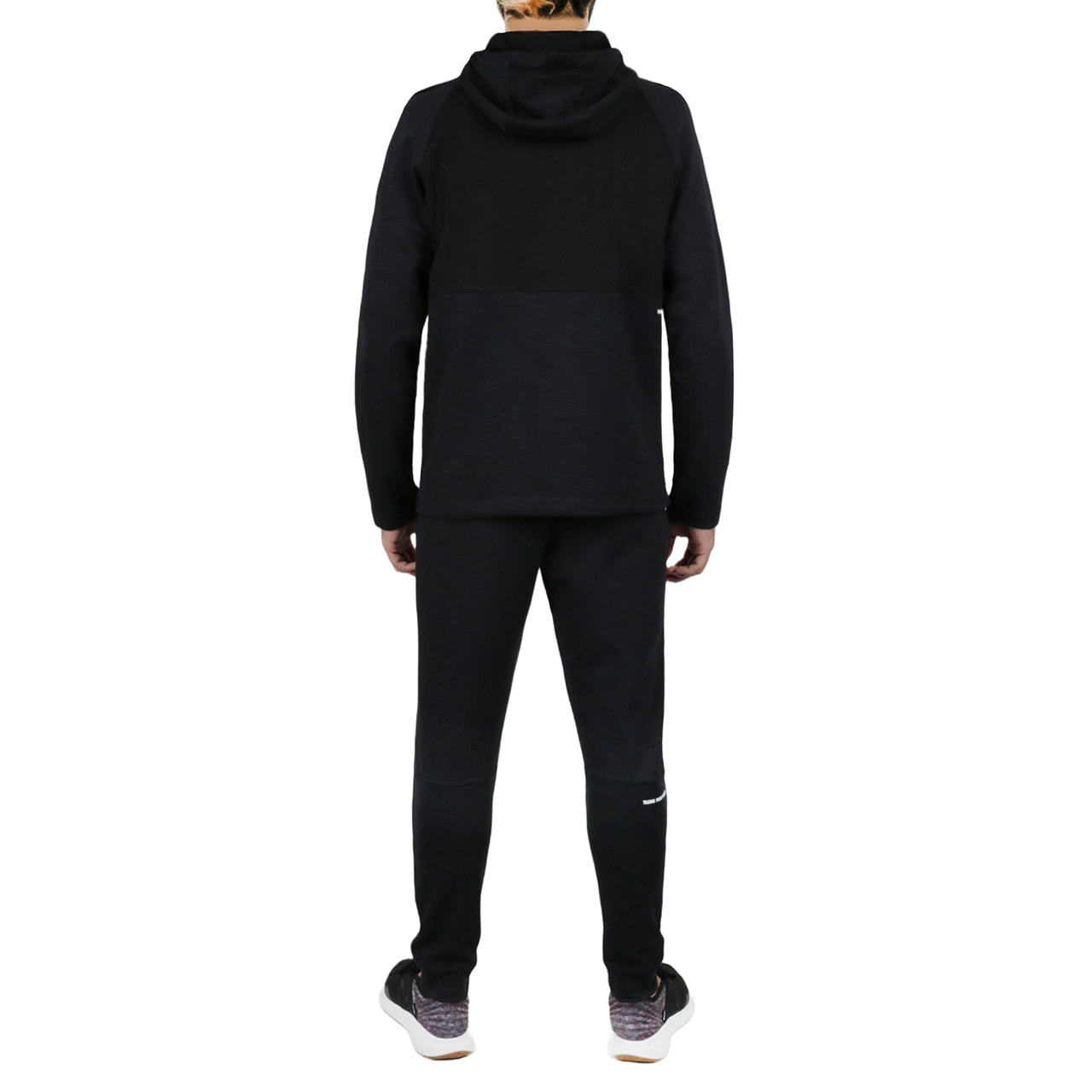  Air Life Men's Kangroo Tracksuit in Black - Black - Bonton