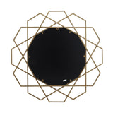 Gold Geometric Mirror