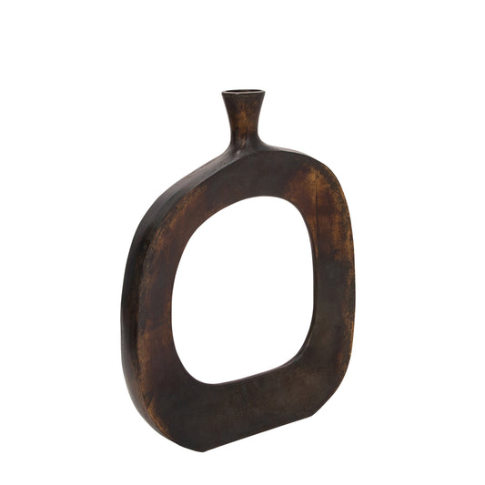 Bronze Cut-out Vase