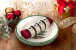Christmas Tree Gold Napkin Rings Set of 4