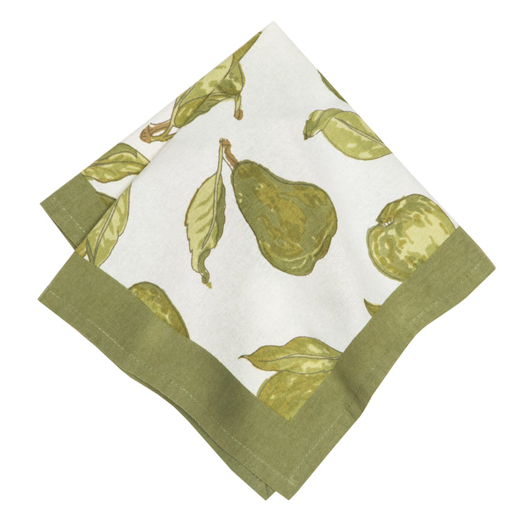 Orchard Pear Green Napkins Set of 6