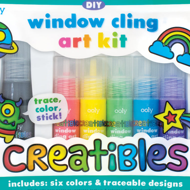 Creatibles D.I.Y. Window Cling Art Kit - 8 PC Set