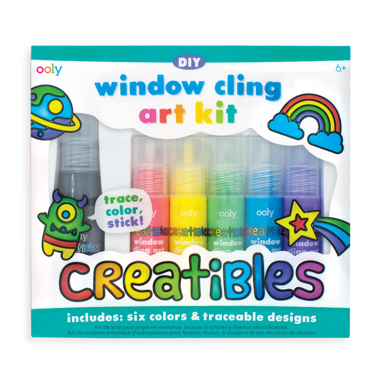 Creatibles D.I.Y. Window Cling Art Kit - 8 PC Set